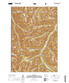 Mount Cowen 2020 topographic map thumbnail