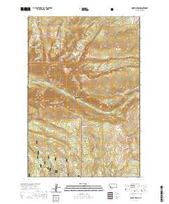Mount Haggin 2020 topographic map thumbnail