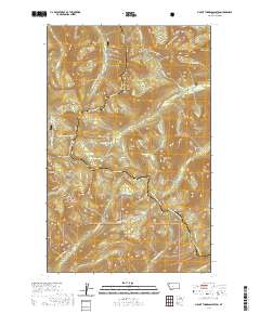 Mount Thompson-Seton 2020 topographic map thumbnail