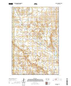 N Bar Coulee 2020 topographic map thumbnail