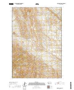 Nez Perce Hollow 2020 topographic map thumbnail