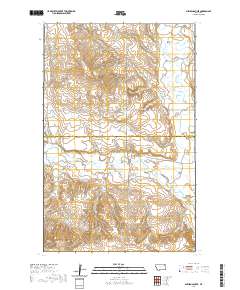 Nielsen Coulee 2020 topographic map thumbnail