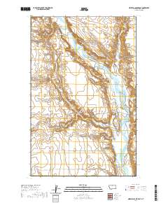Ninemile Coulee East 2020 topographic map thumbnail