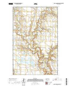 North Chinook Reservoir 2020 topographic map thumbnail