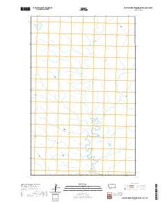 North Chinook Reservoir NW OE N 2020 topographic map thumbnail