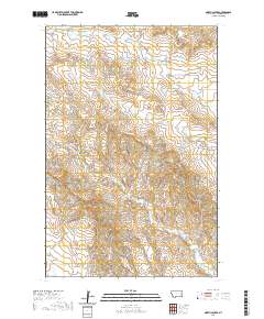 North Coulee 2020 topographic map thumbnail