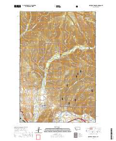 Northeast Missoula 2020 topographic map thumbnail