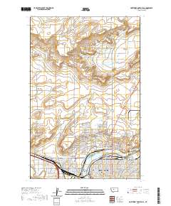 Northwest Great Falls 2020 topographic map thumbnail