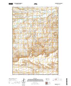 Nunemaker Hill 2020 topographic map thumbnail