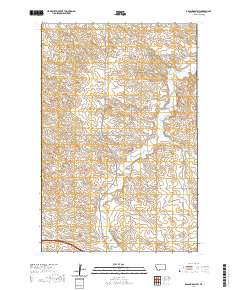 Odland Dam SW 2020 topographic map thumbnail
