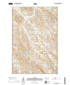 Olson Coulee North 2020 topographic map thumbnail