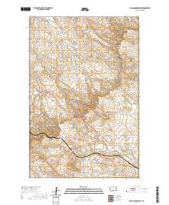Olson Coulee South 2020 topographic map thumbnail