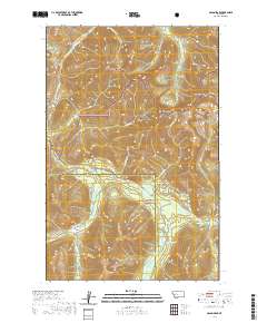Olson Peak 2020 topographic map thumbnail