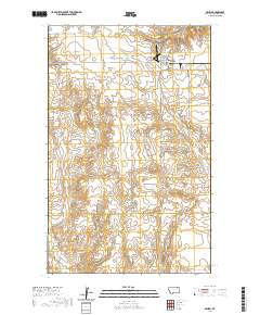 Opheim 2020 topographic map thumbnail