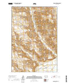 Rancher Cemetery 2020 topographic map thumbnail