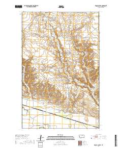 Grable Coulee 2020 topographic map thumbnail