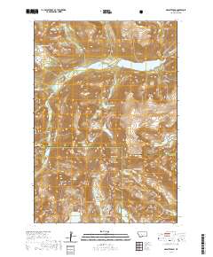 Granite Peak 2020 topographic map thumbnail