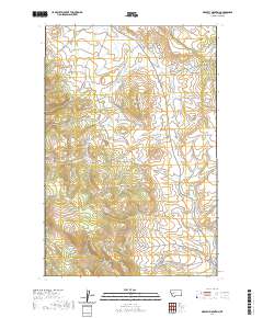 Gravely Mountain 2020 topographic map thumbnail