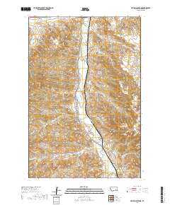 Griffin Coulee NE 2020 topographic map thumbnail