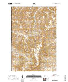 Griffin Coulee SW 2020 topographic map thumbnail