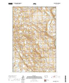 Gustin Coulee 2020 topographic map thumbnail