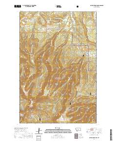 Half Moon Canyon 2020 topographic map thumbnail