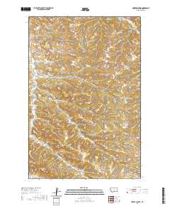 Harper Coulee 2020 topographic map thumbnail
