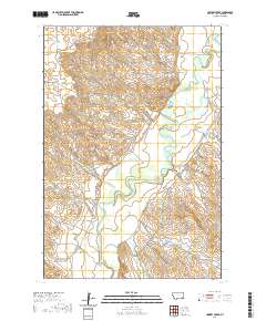 Hawkey Creek 2020 topographic map thumbnail