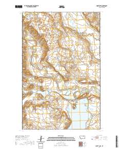 Hewitt Lake 2020 topographic map thumbnail