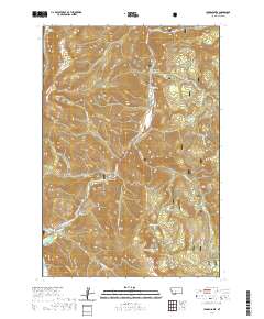 Hidden Lakes 2020 topographic map thumbnail