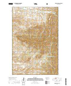 Highwood Baldy 2020 topographic map thumbnail