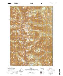 Hilgard Peak 2020 topographic map thumbnail