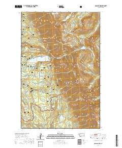 Holland Lake 2020 topographic map thumbnail