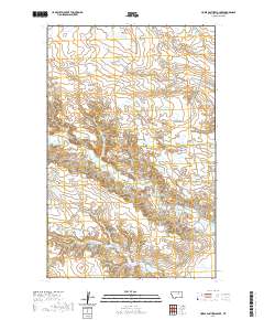 Horse Pasture Coulee 2020 topographic map thumbnail