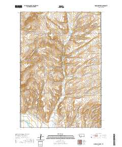 Horseshoe Creek 2020 topographic map thumbnail