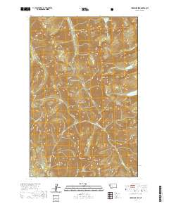 Horseshoe Peak 2020 topographic map thumbnail