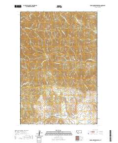 Hound Creek Reservoir 2020 topographic map thumbnail