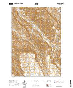 Hunters Creek 2020 topographic map thumbnail