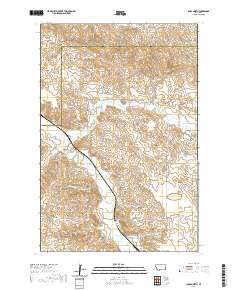 Ismay North 2020 topographic map thumbnail