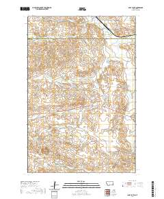 Ismay South 2020 topographic map thumbnail
