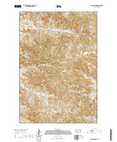 John Hen Creek 2020 topographic map thumbnail