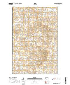 Johnson Coulee East 2020 topographic map thumbnail