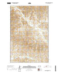 Johnson Coulee West 2020 topographic map thumbnail