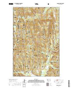 Johnson Peak 2020 topographic map thumbnail