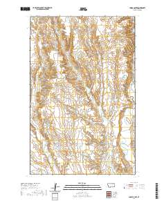 Jones Coulee 2020 topographic map thumbnail