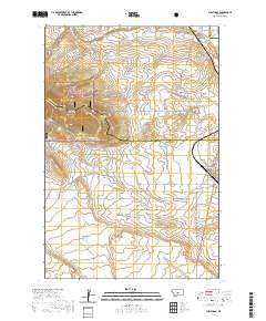 Judith Gap 2020 topographic map thumbnail