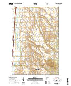 Orofino Creek 2020 topographic map thumbnail