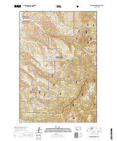 Orofino Mountain 2020 topographic map thumbnail