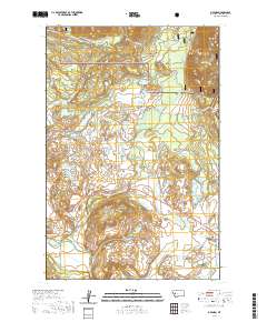 Ovando 2020 topographic map thumbnail
