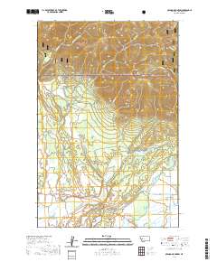 Ovando Mountain 2020 topographic map thumbnail